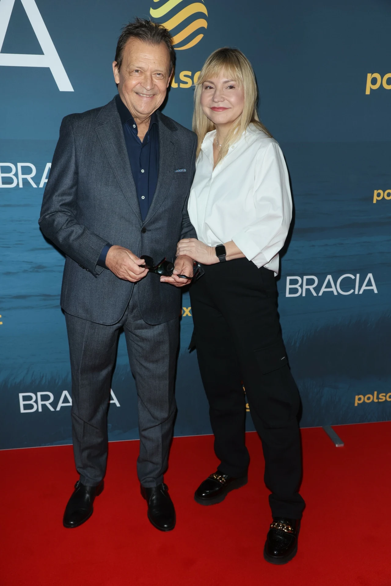 Jan Frycz z żoną Małgorzatą Jan Frycz z żoną Małgorzatą