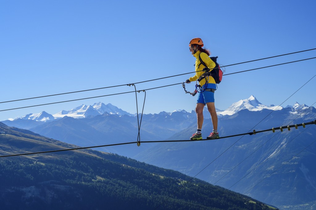 Via ferrata w Alpach Berneńskich, Szwajcaria