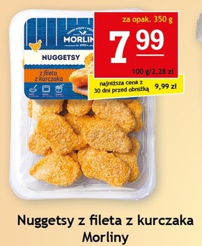 Morliny Nuggetsy z kurczaka 350 g niska cena