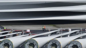 LM Wind Power Blades, firma produkująca łopaty do turbin wiatrowych, może wkrótce zwolnić nawet 200 osób (zdj. ilustracyjne)