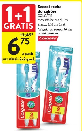 Colgate 360° Szczoteczka do zębów miękka 2 sztuki niska cena