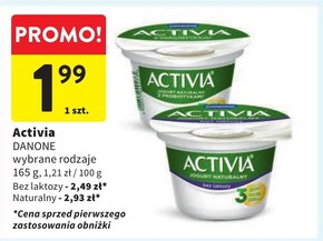 Activia Jogurt naturalny 165 g niska cena