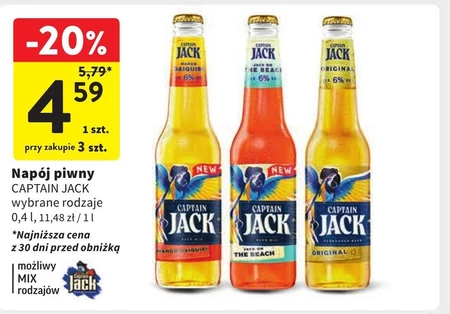 Captain Jack Exotic Daiquiri Piwo smakowe 400 ml