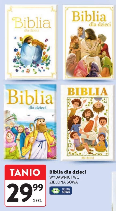 Biblia dla dzieci Zielona Sowa