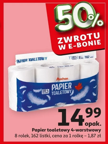 Papier toaletowy Auchan