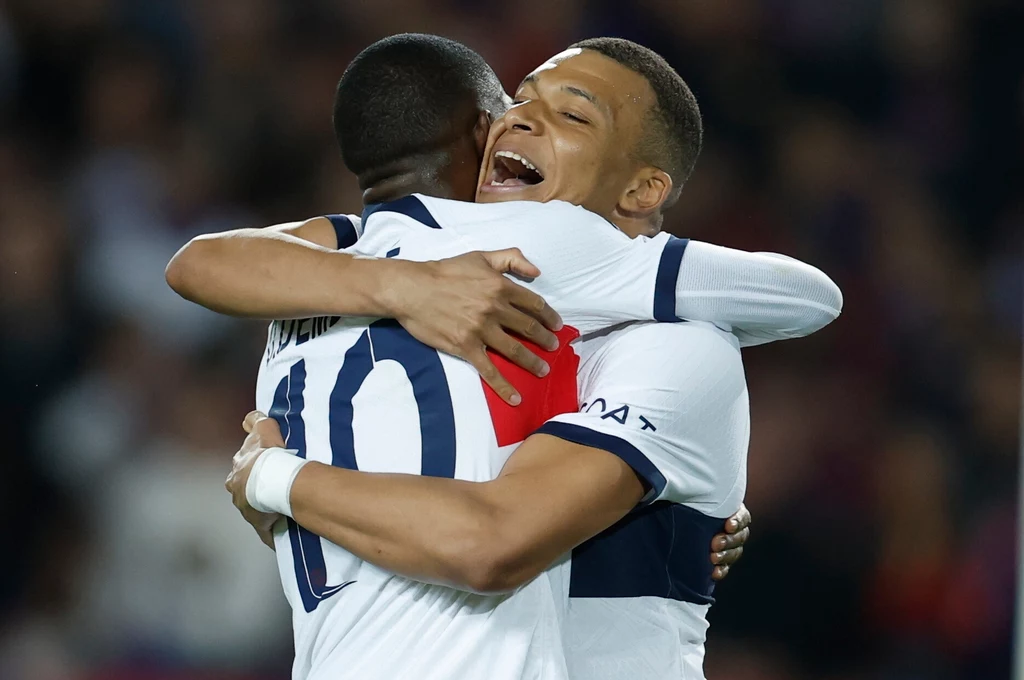 Kylian Mbappe i Ousmane Dembele Kylian Mbappe i Ousmane Dembele