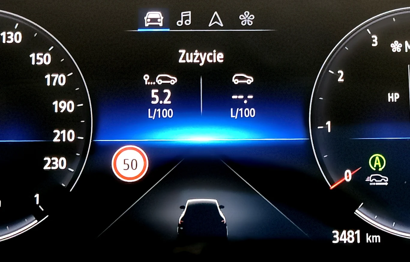 Taki wyniki zużycia paliwa można uzyskać pod warunkiem spokojnej jazdy poza drogami szybkiego ruchu Taki wyniki zużycia paliwa można uzyskać pod warunkiem spokojnej jazdy poza drogami szybkiego ruchu