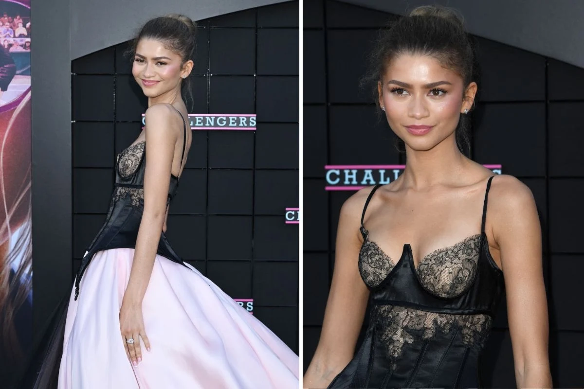 Gorset Zendayi przywodził na myśl lata 90 i 2000.