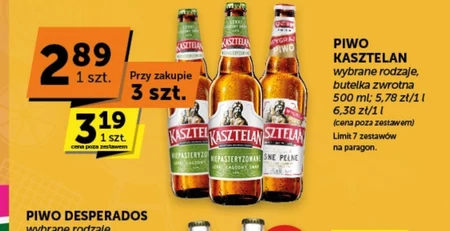 Kasztelan Piwo jasne pełne 500 ml