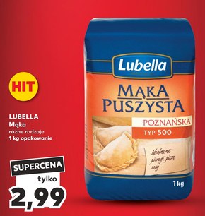 Lubella Mąka poznańska puszysta typ 500 1 kg niska cena