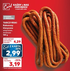 Kabanosy Tarczyński niska cena