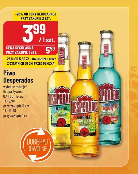 Desperados Mojito Piwo 400 ml