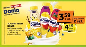 Danio Jogurt pitny smak mango 270 g niska cena