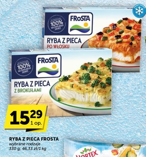 FRoSTA Ryba z pieca z brokułami 330 g niska cena