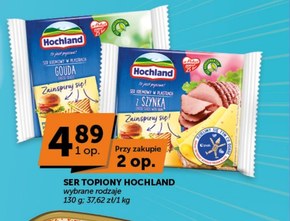 Hochland Ser kremowy Fit Gouda w plastrach 130 g niska cena