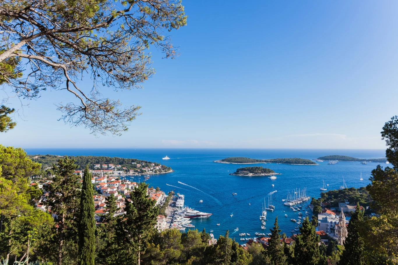 Widok na miasto Hvar