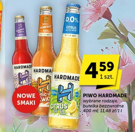 Hardmade Citrus Ice Tea Crush Piwo bezalkoholowe z napojem o smaku herbaty i cytrusów 400 ml