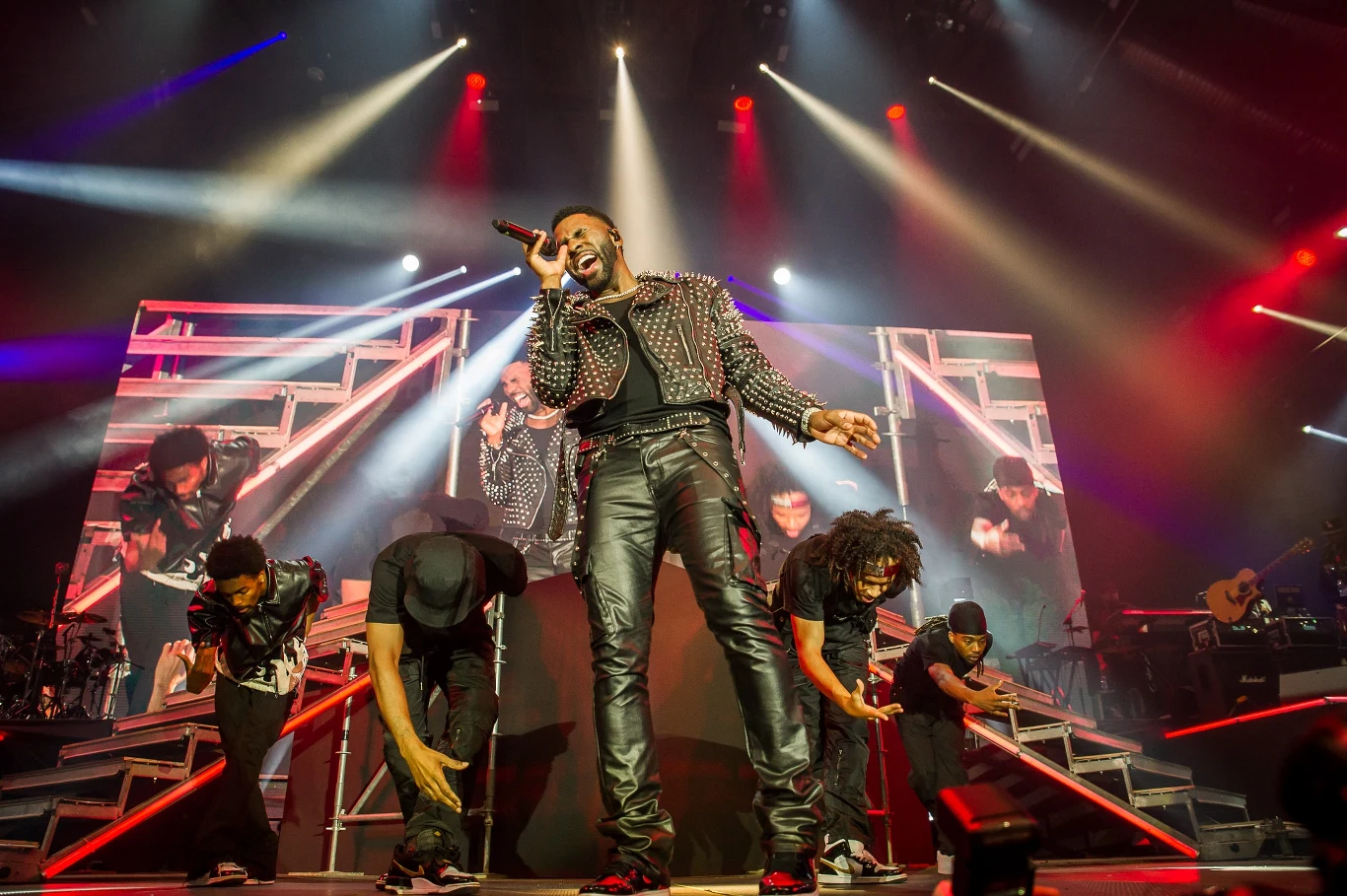 Jason Derulo podczas koncertu w Warszawie Jason Derulo podczas koncertu w Warszawie