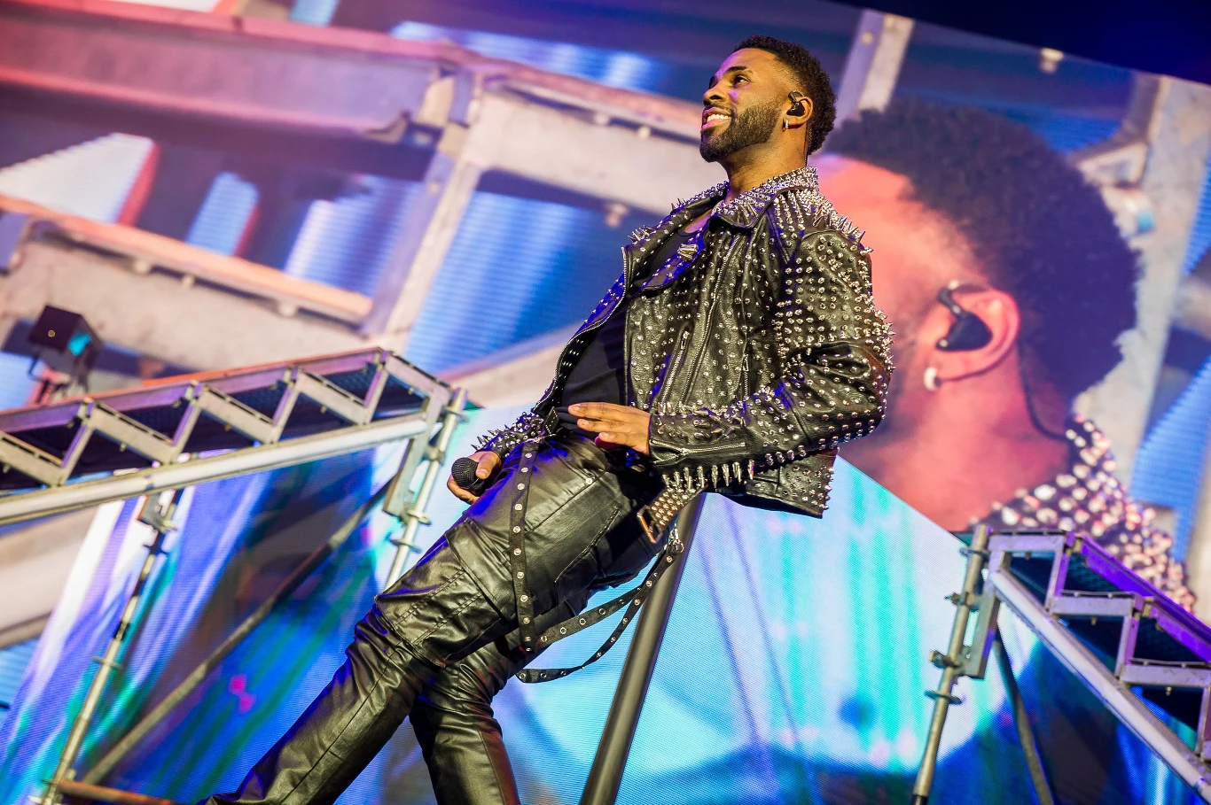 Jason Derulo podczas koncertu w Warszawie Jason Derulo podczas koncertu w Warszawie