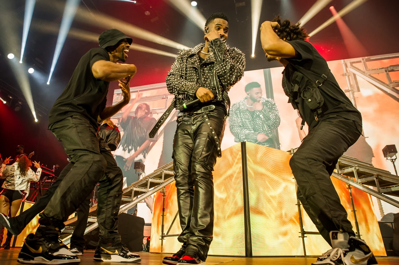 Jason Derulo podczas koncertu w Warszawie Jason Derulo podczas koncertu w Warszawie