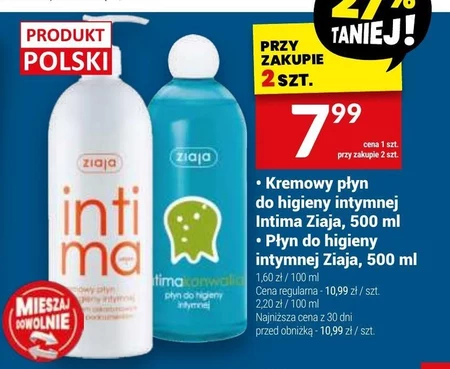 Płyn do higieny intymnej Ziaja