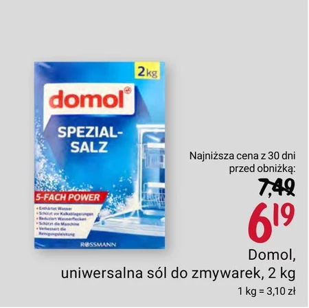 Sól do zmywarki Domol