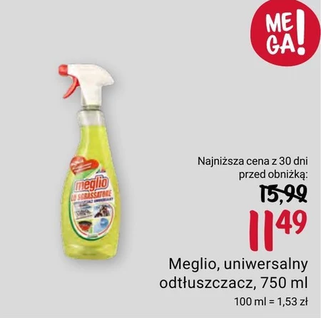 Meglio Lo Sgrassatore Lemon Odtłuszczacz uniwersalny 750 ml