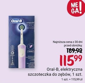 Oral-B Vitality Pro Purple Szczoteczka elektryczna, Fioletowa niska cena