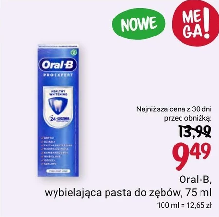 Oral-B Pro-Expert Healthy Whitening Pasta do zębów 75ml