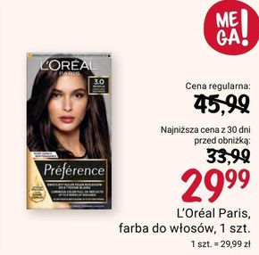 L'Oréal Paris Préférence Farba do włosów jasny bursztyn 6.35 Havana niska cena