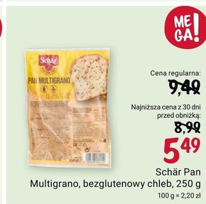 Schär Pan Blanco Bezglutenowy chleb biały 250 g (10 sztuk) niska cena