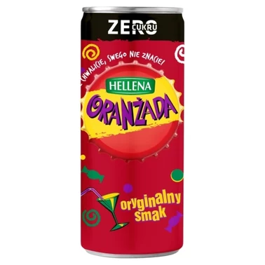 Hellena Zero Cukru Oranżada czerwona 250 ml - 0