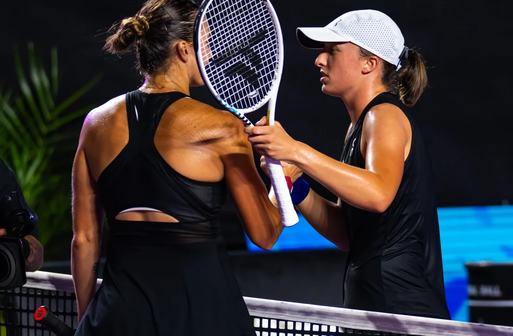 Aryna Sabalenka i Iga Świątek Aryna Sabalenka i Iga Świątek