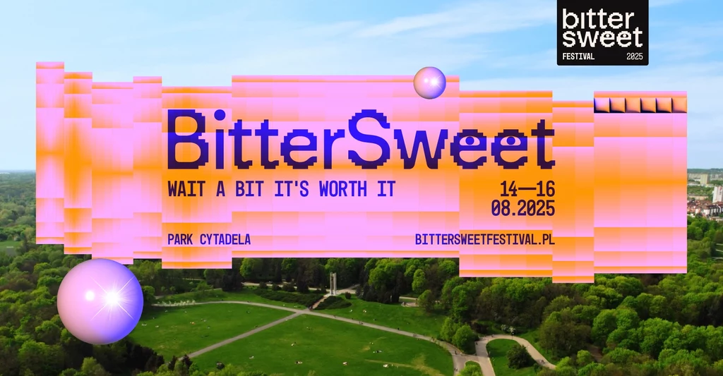 BITTERSWEET Festival odbędzie się w dniach 14-16 sierpnia 2025 roku w sercu Poznania, Parku Cytadela.