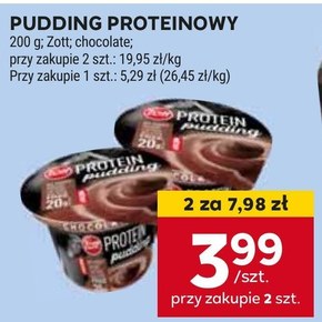 Zott Protein Pudding smak czekoladowy 200 g niska cena