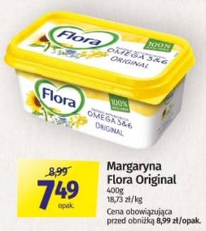 Flora Original Tłuszcz do smarowania 400 g niska cena