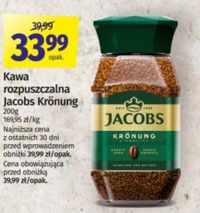 Jacobs Krönung Kawa rozpuszczalna 200 g niska cena