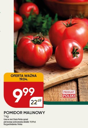 Pomidory Chata polska niska cena