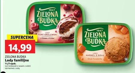 Zielona Budka Lody truskawkowe 1000 ml