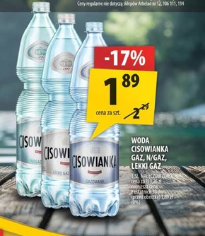 Cisowianka Naturalna woda mineralna niegazowana niskosodowa 1,5 l niska cena