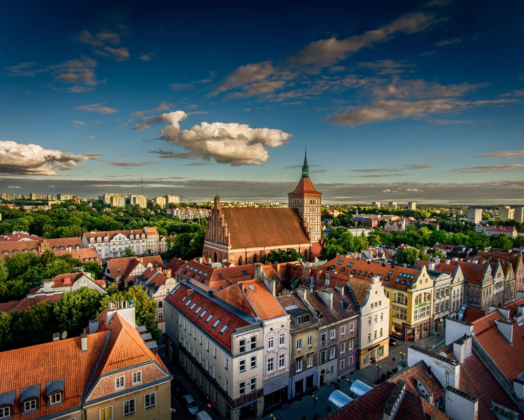 Zachwycająca panorama Olsztyna-miasta parków, jezior i marcepanu/ Fot. Grzegorz Januszewicz 