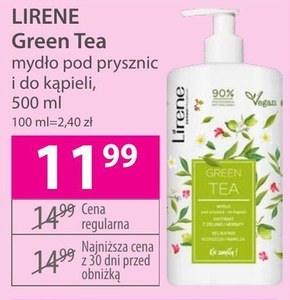 Lirene Green Tea Mydło pod prysznic i do kąpieli 500 ml niska cena