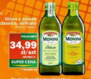 Monini Classico Oliwa z oliwek najwyższej jakości z pierwszego tłoczenia 500 ml niska cena