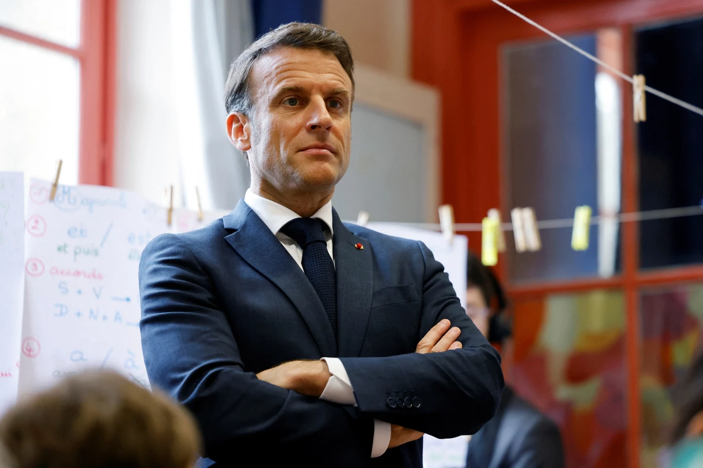 Prezydent Francji Emmanuel Macron