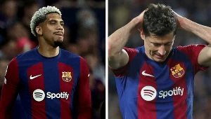 Ronald Araujo i Robert Lewandowski
