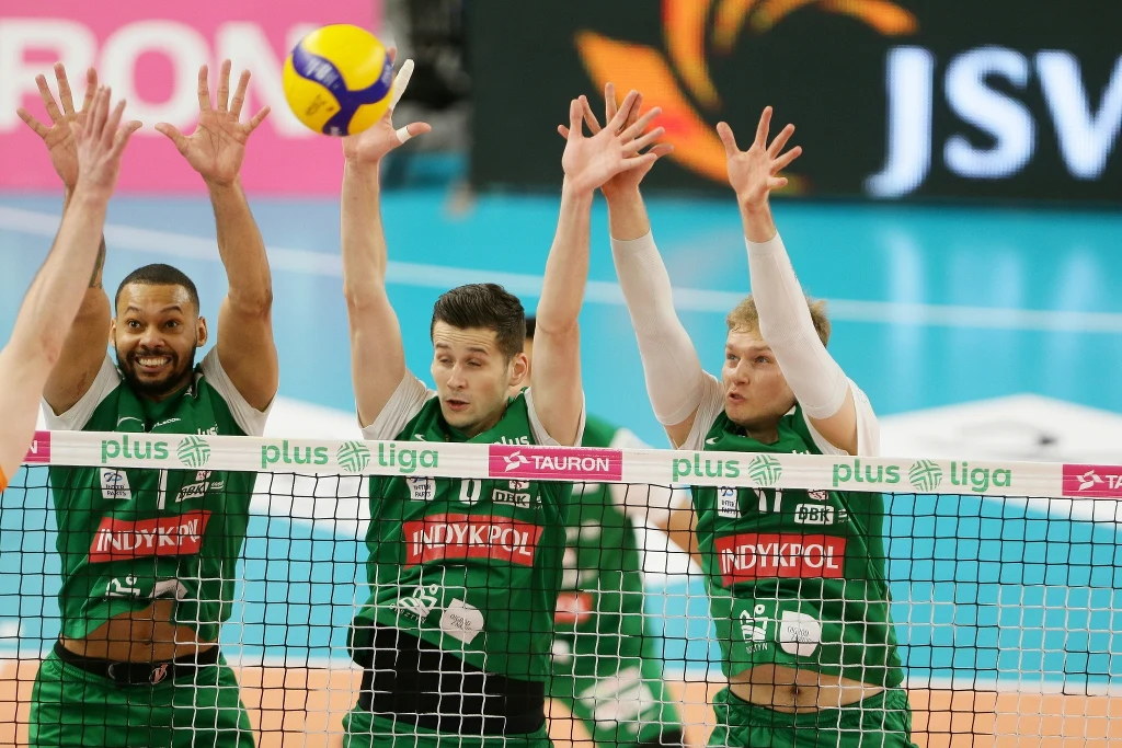 Blok siatkarzy Indykpolu AZS Olsztyn