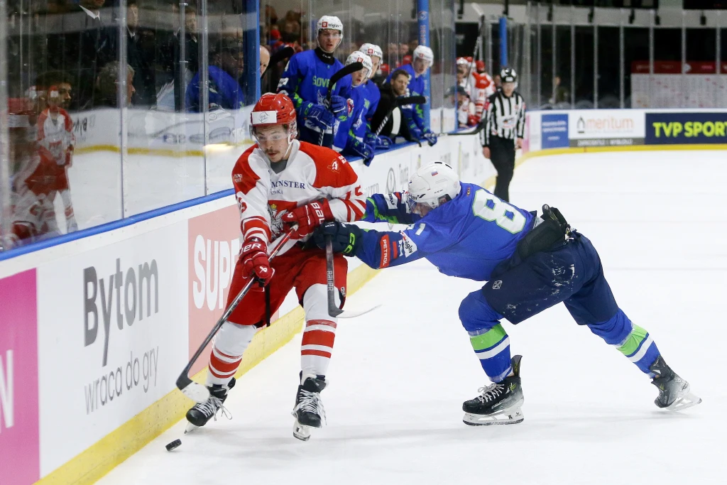 Patryk Wronka (po lewej) i Matic Torok