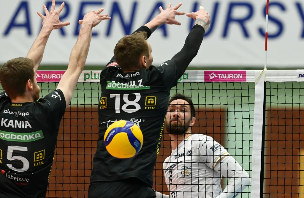 Blok siatkarzy Bogdanki LUK Lublin