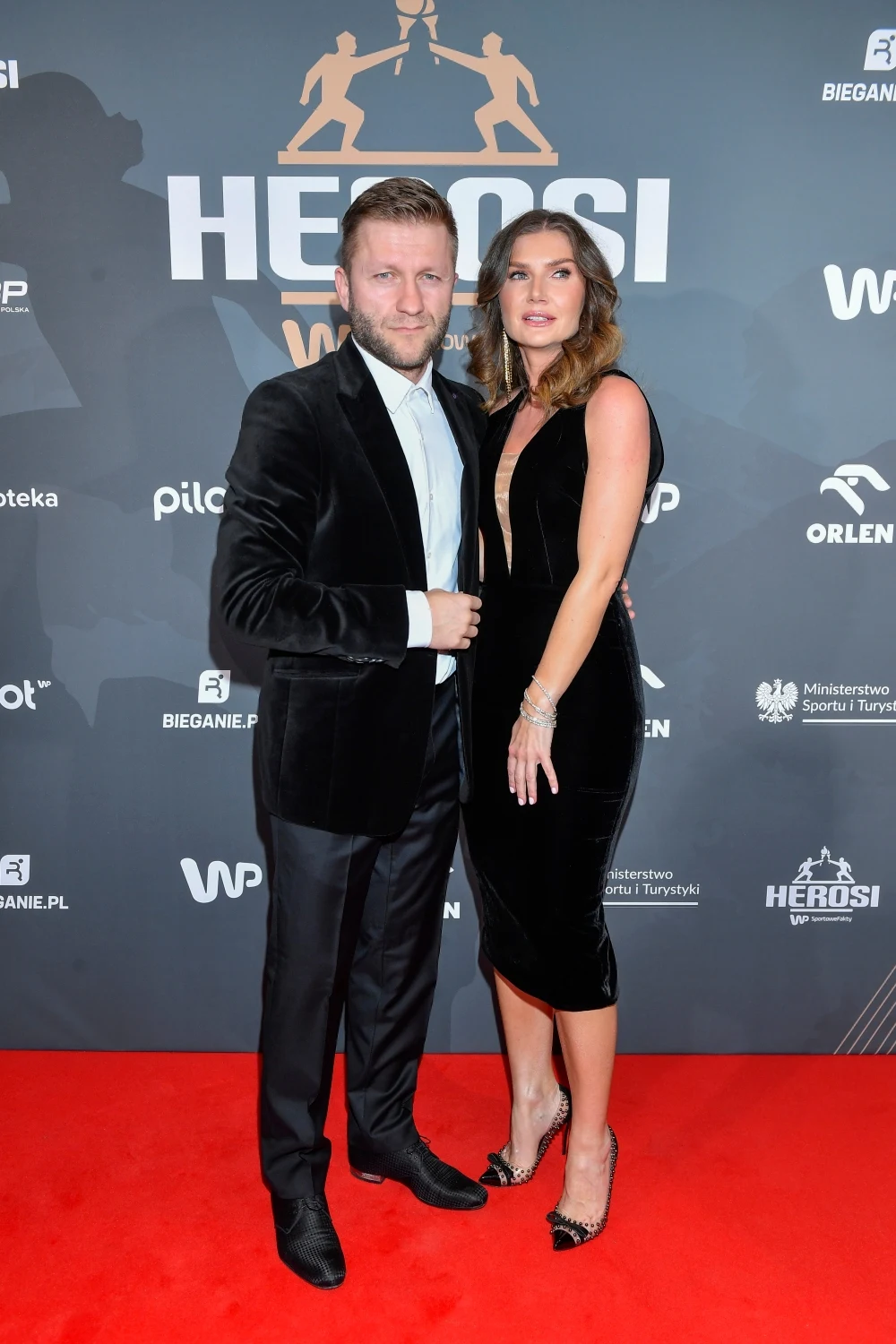 Jakub Błaszczykowski z żoną Agatą