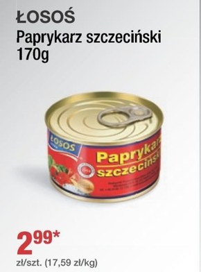 Łosoś Ustka Paprykarz szczeciński 170 g niska cena